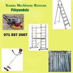 Building Construction Equipment Rent - Piliyandala